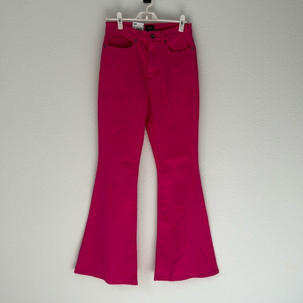 Lee high rise skinny flare jeans